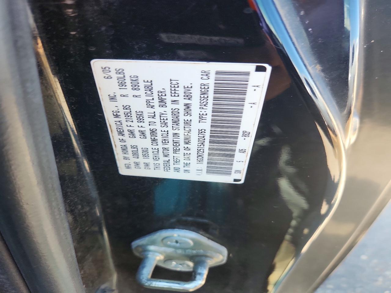 2005 HONDA ACCORD