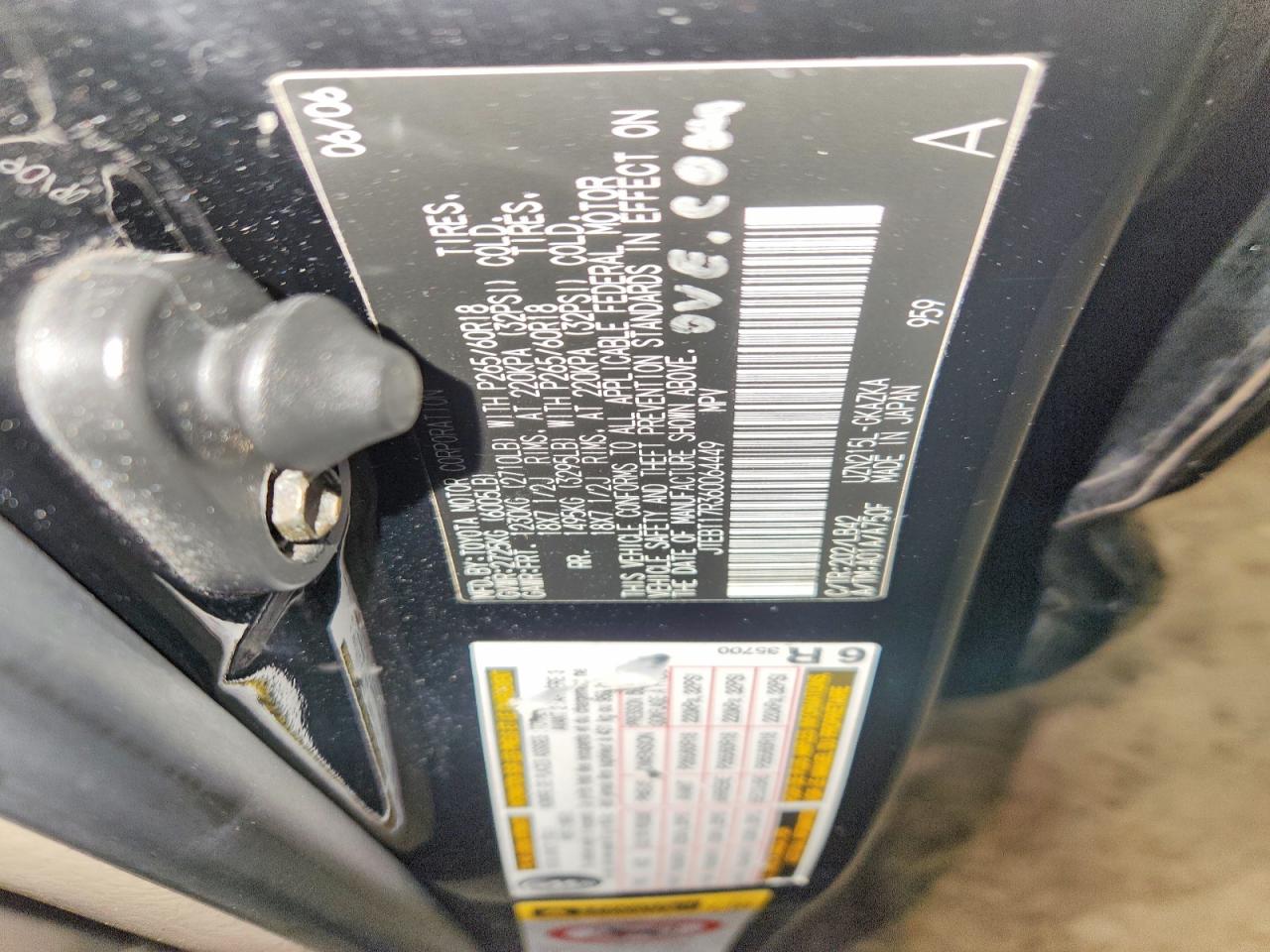 2006 TOYOTA 4RUNNER