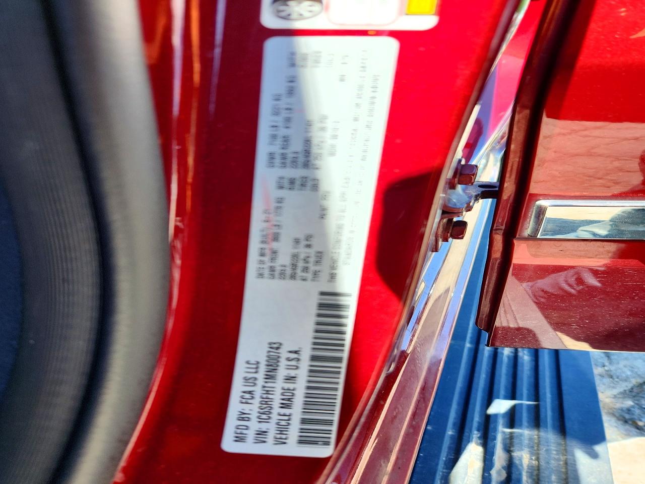 2021 RAM 1500