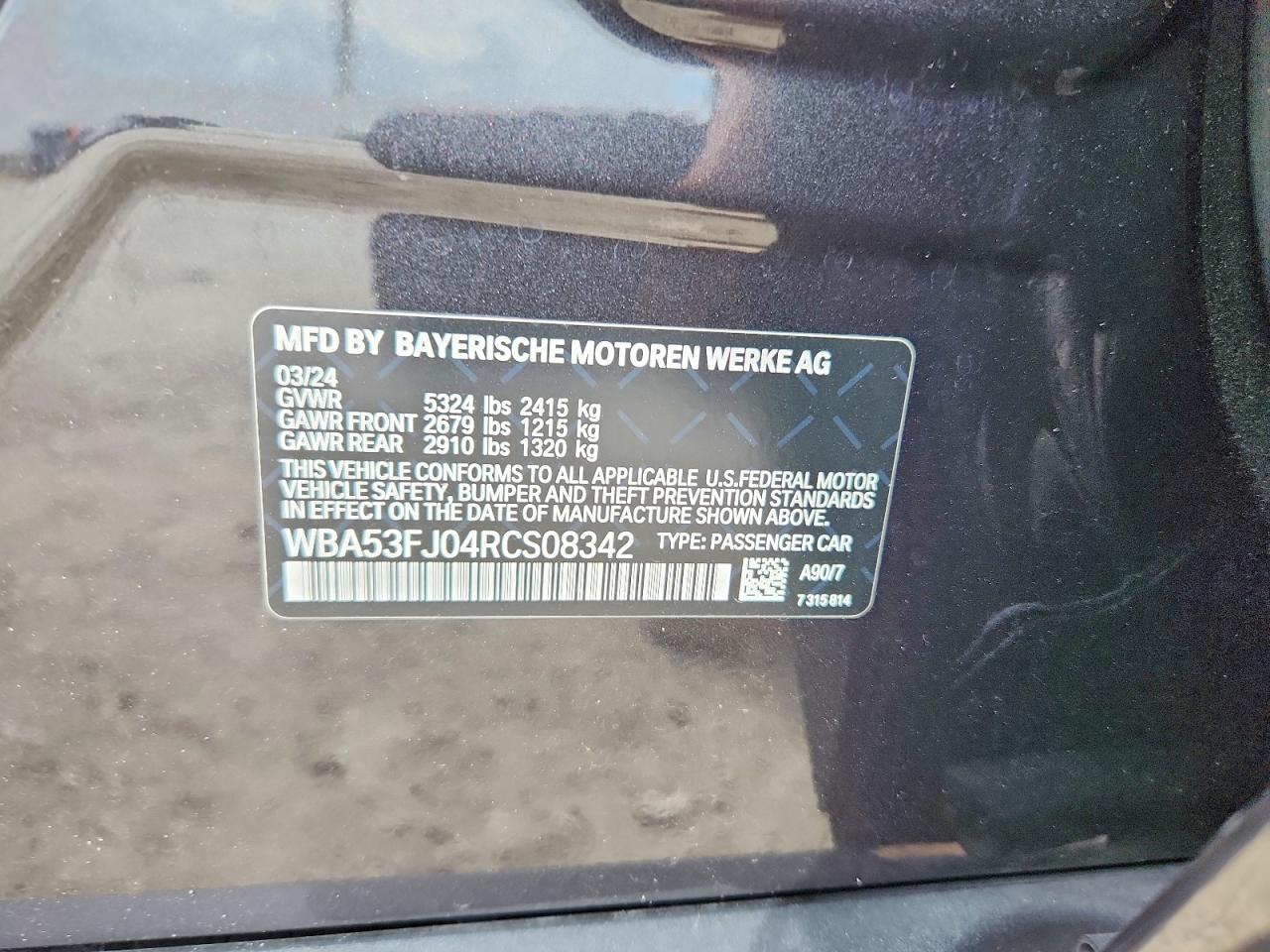 2024 BMW 5 SERIES