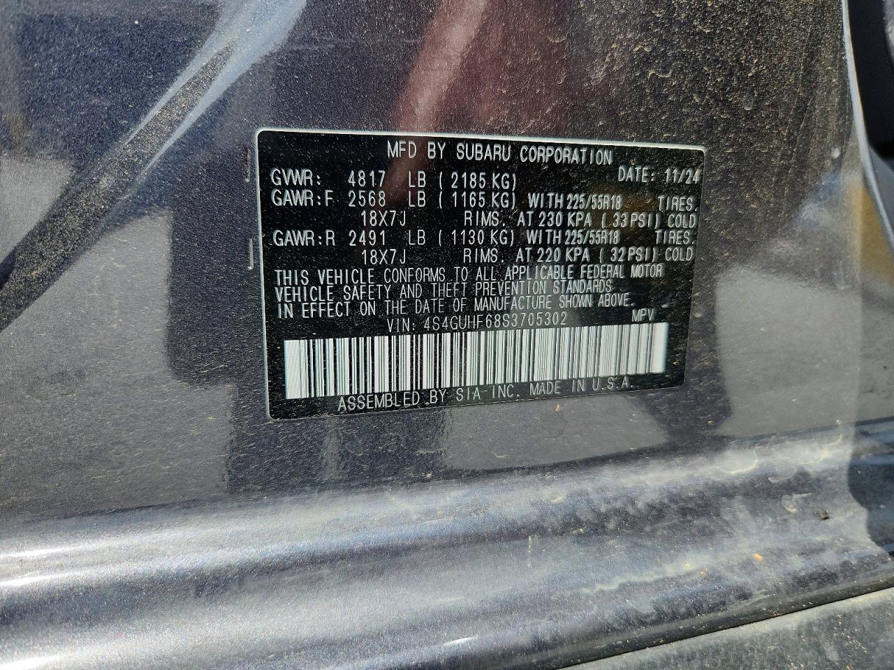 2025 SUBARU CROSSTREK