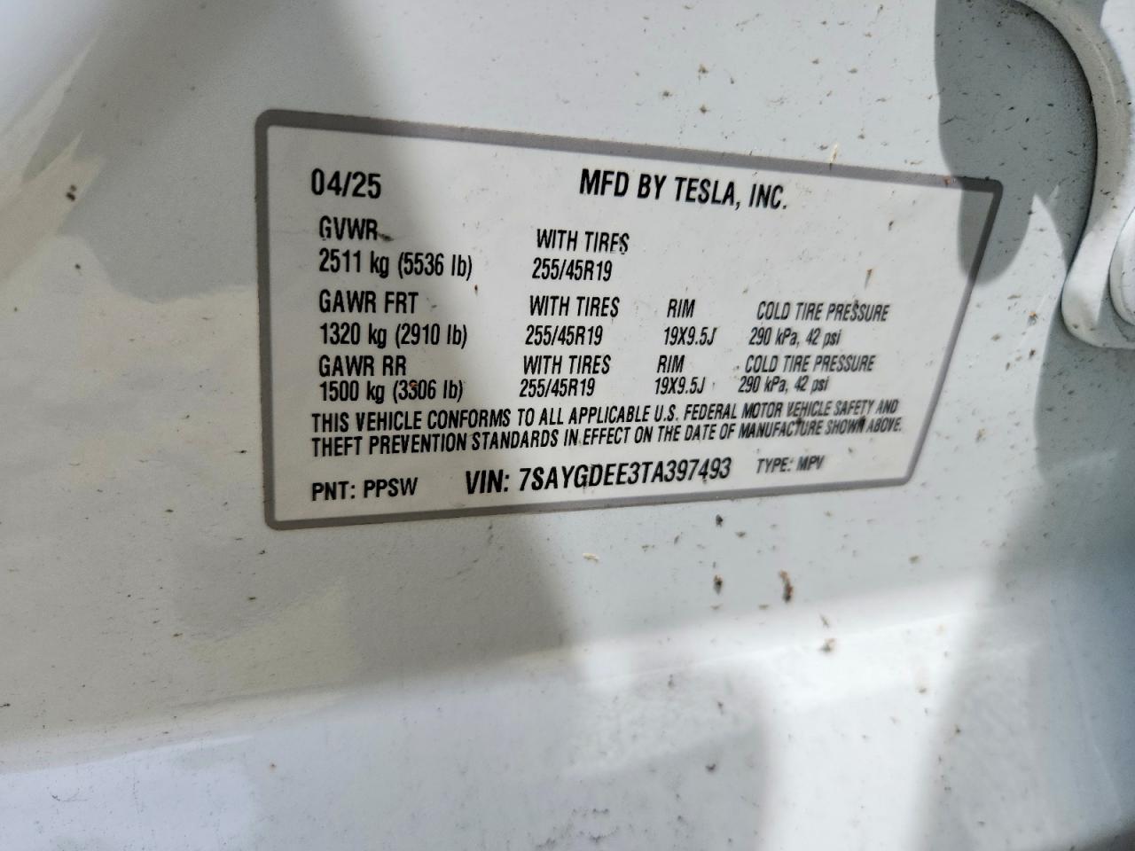 2026 TESLA MODEL Y