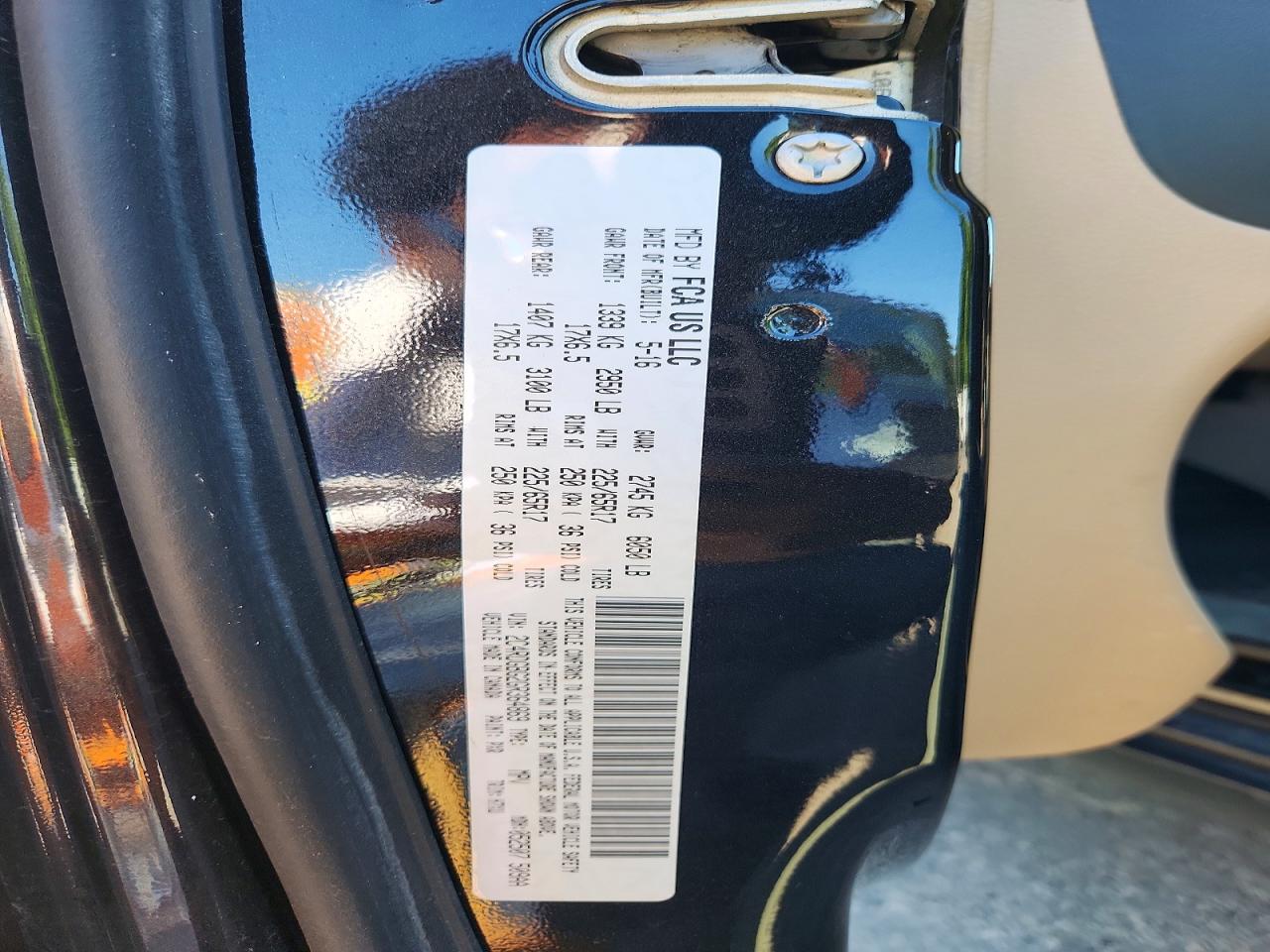 2016 DODGE CARAVAN