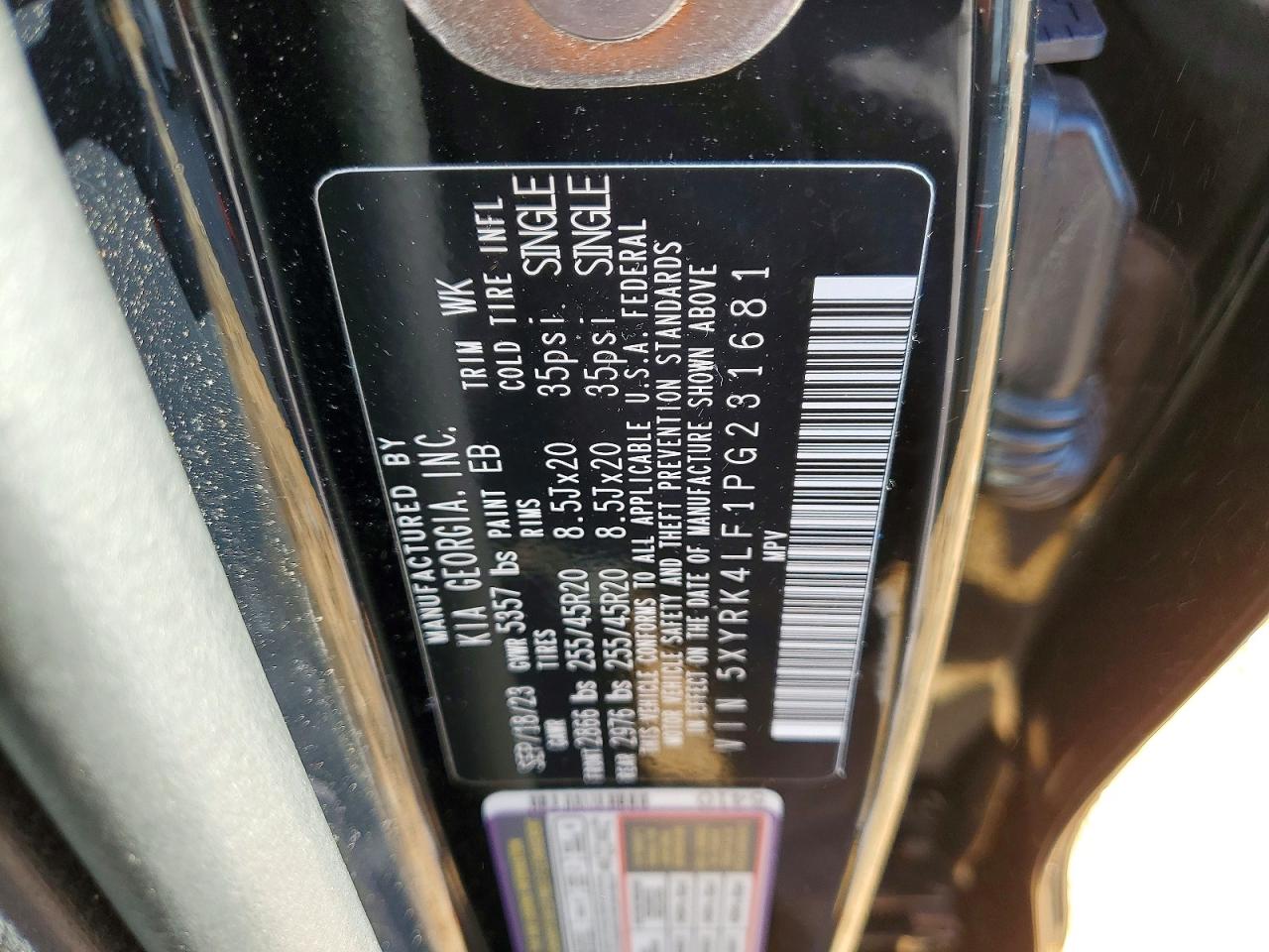 2023 KIA SORENTO