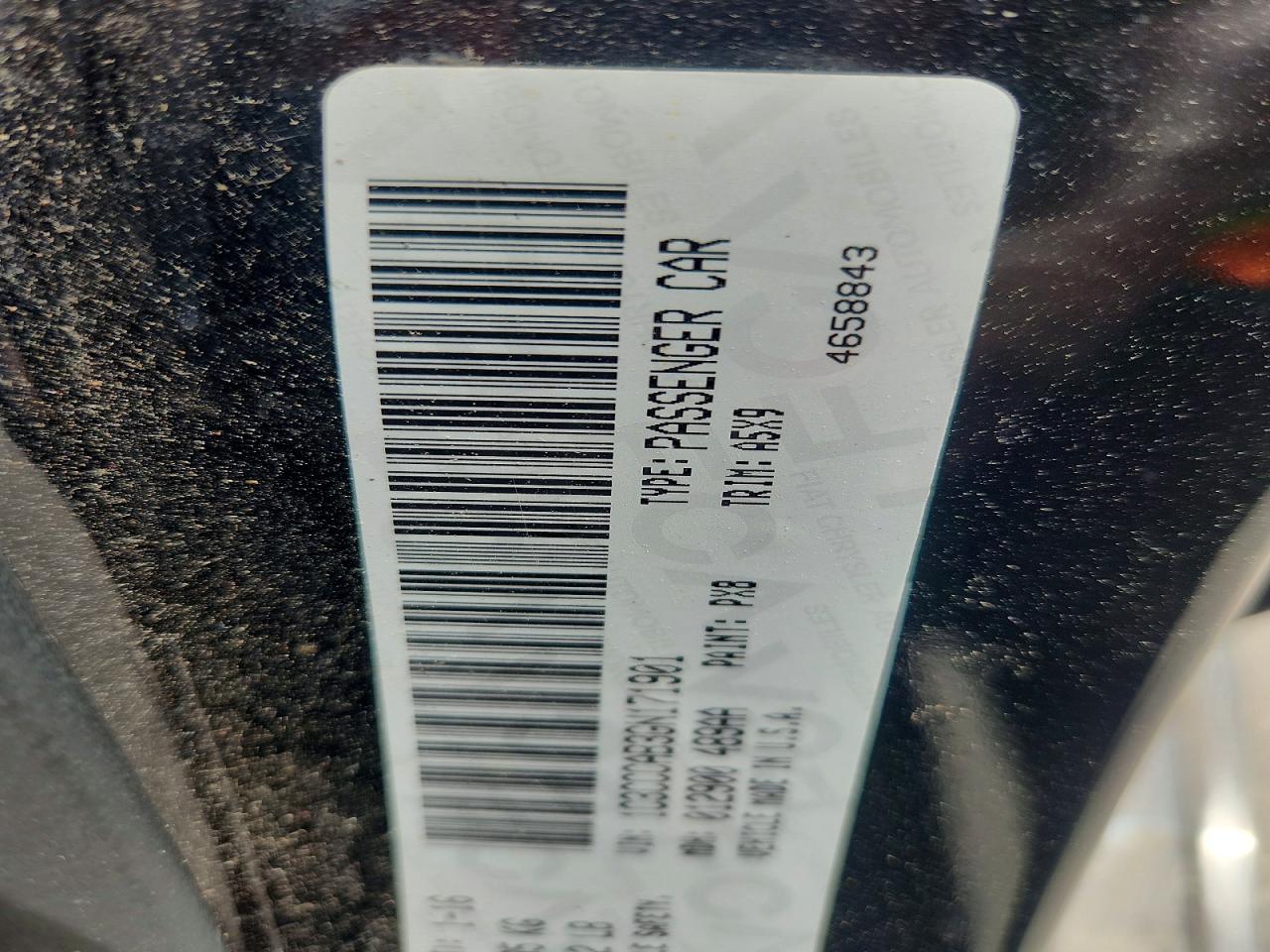2016 CHRYSLER 200