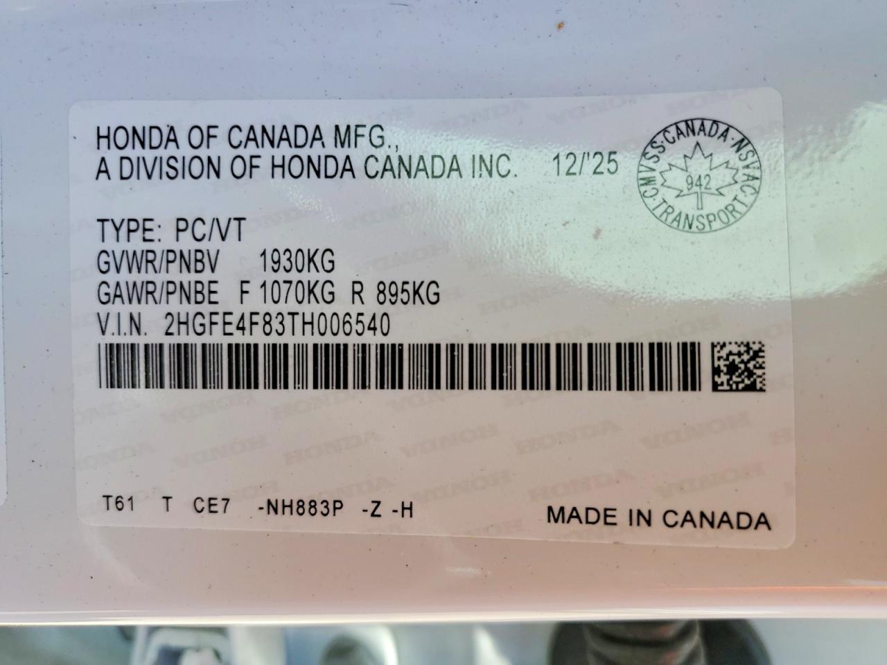 2026 HONDA CIVIC