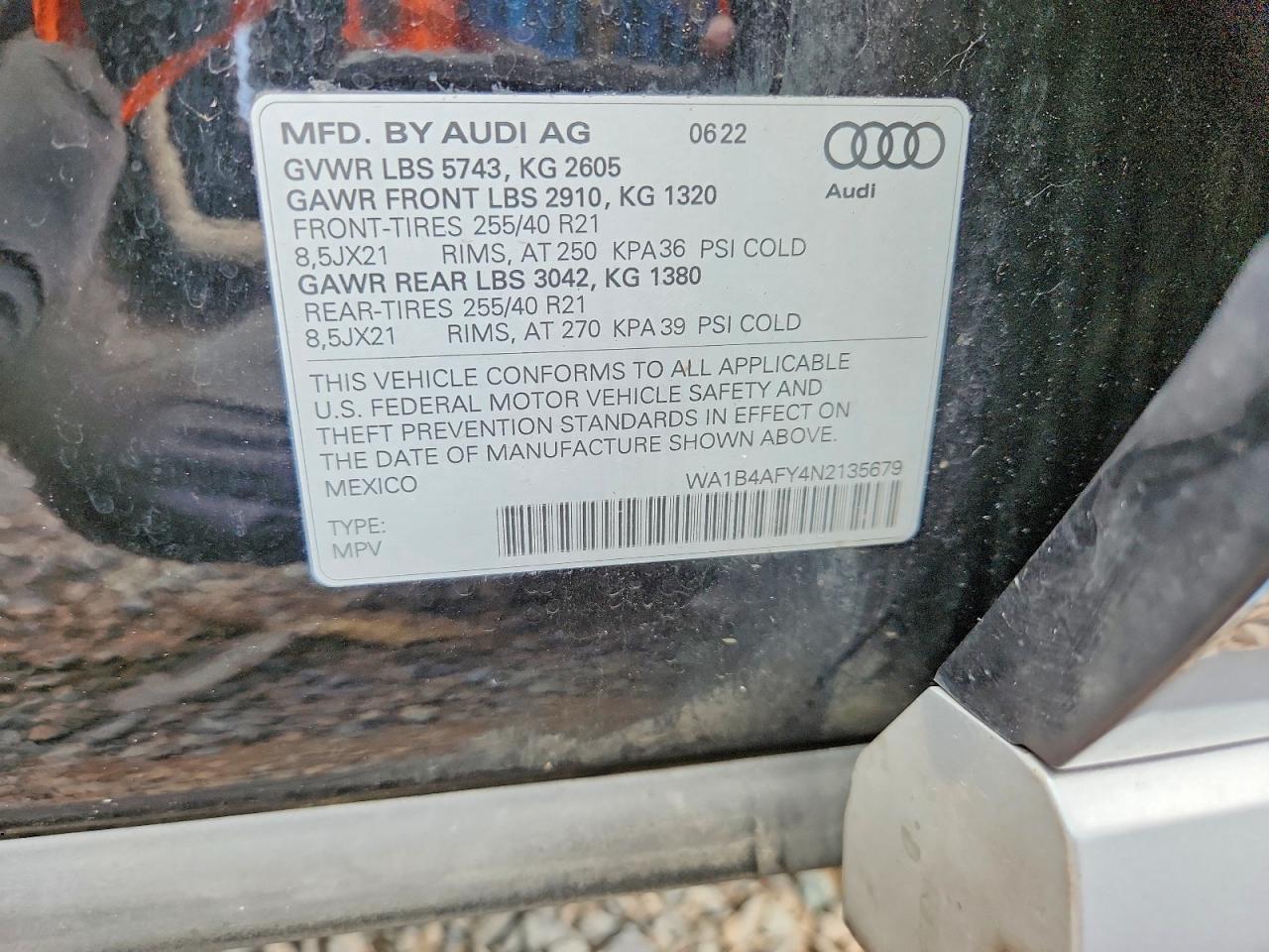 2022 AUDI SQ5