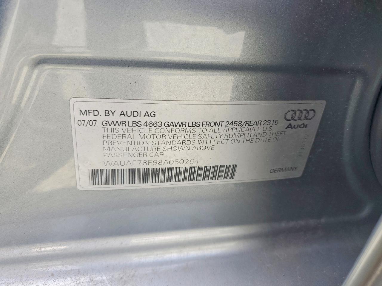 2008 AUDI A4