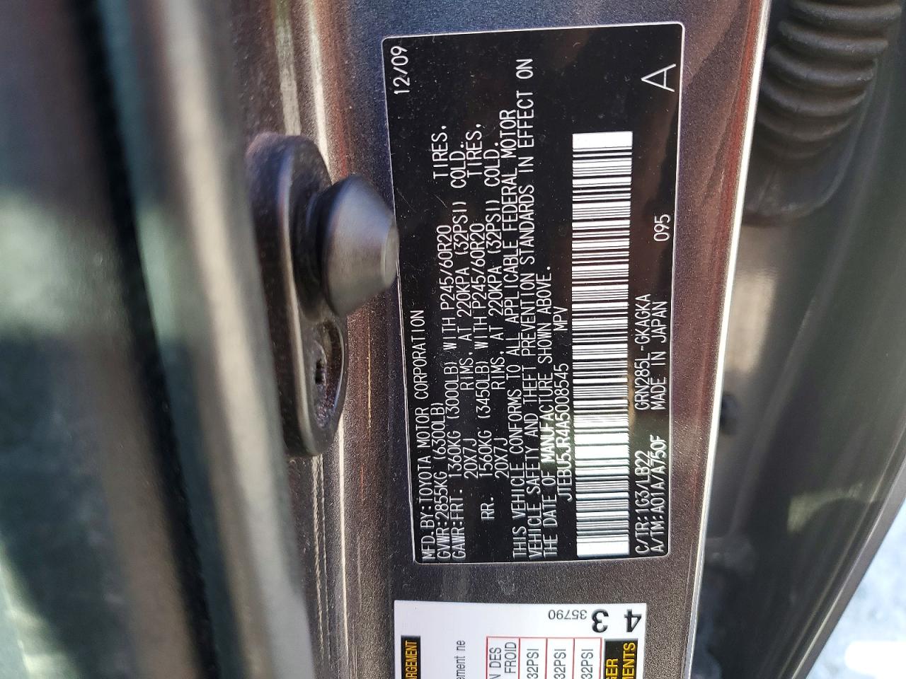 2010 TOYOTA 4RUNNER