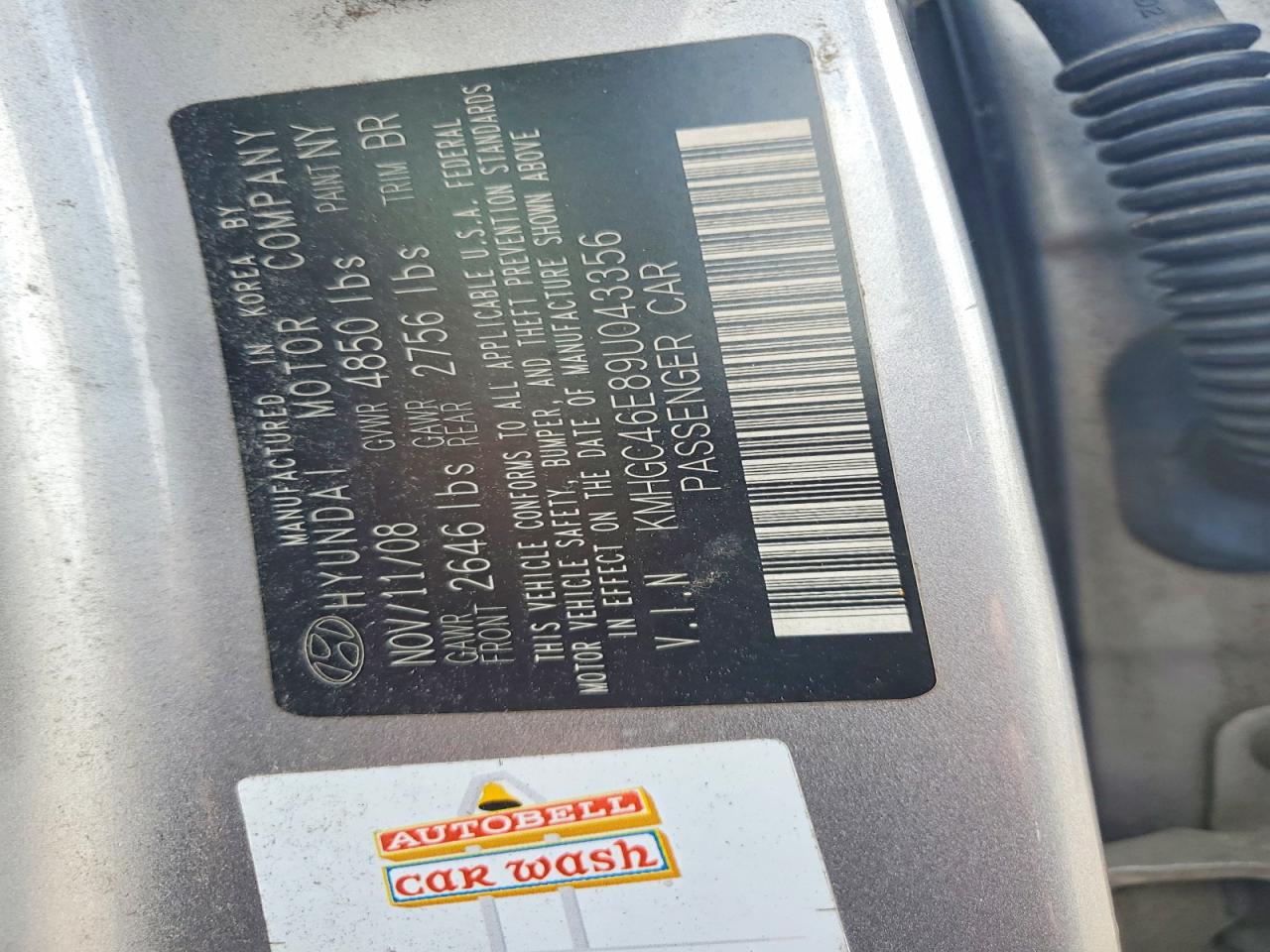 2009 HYUNDAI GENESIS