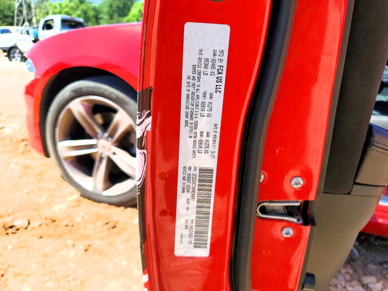2017 DODGE CHARGER