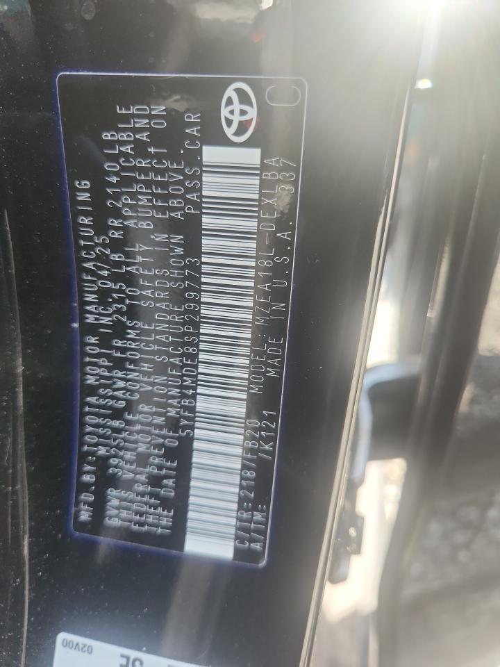 2025 TOYOTA COROLLA