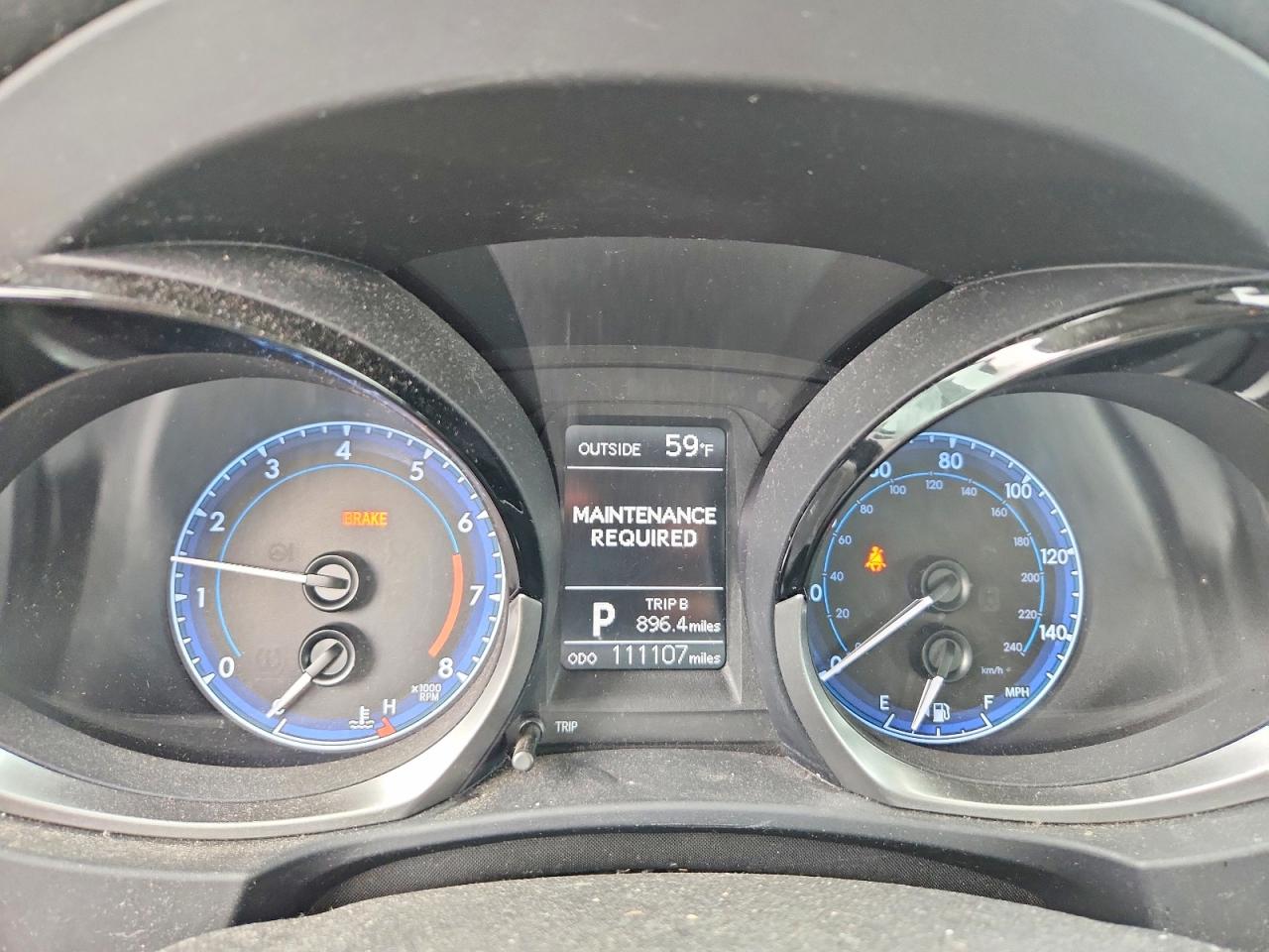 2016 TOYOTA COROLLA