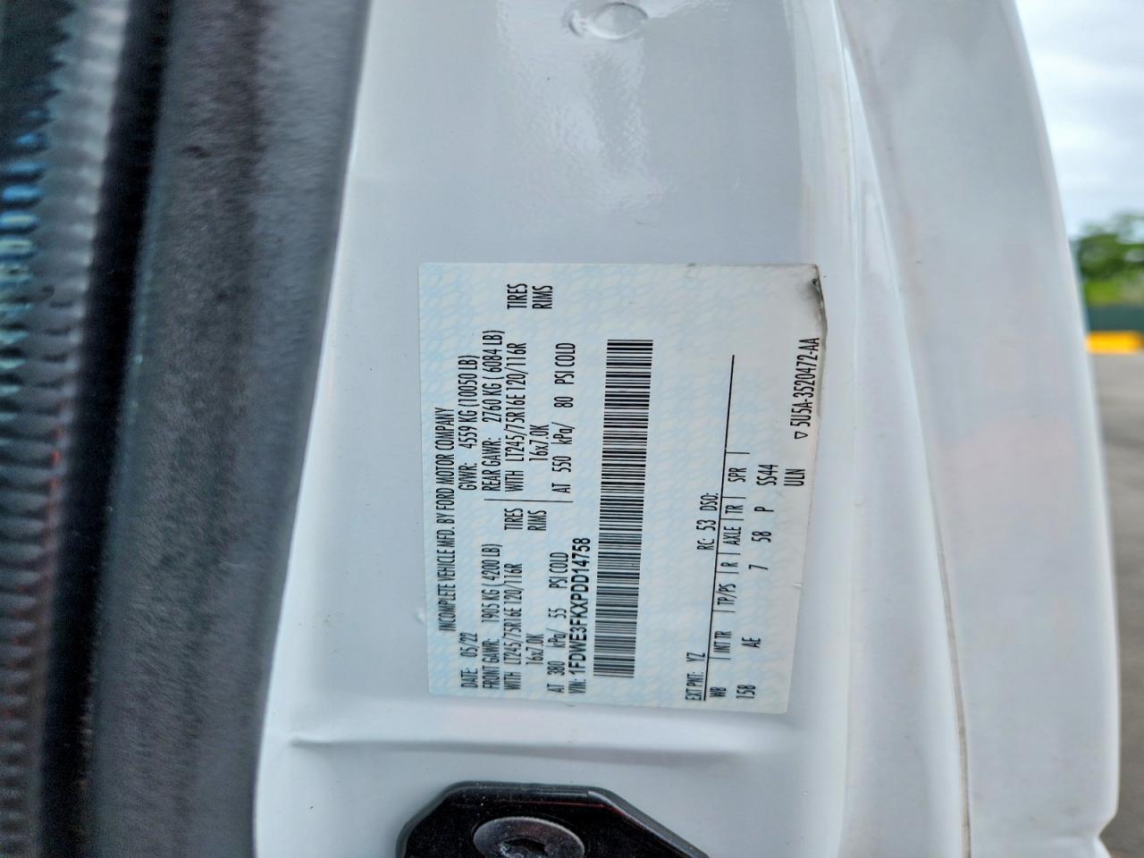 2023 FORD ECONOLINE