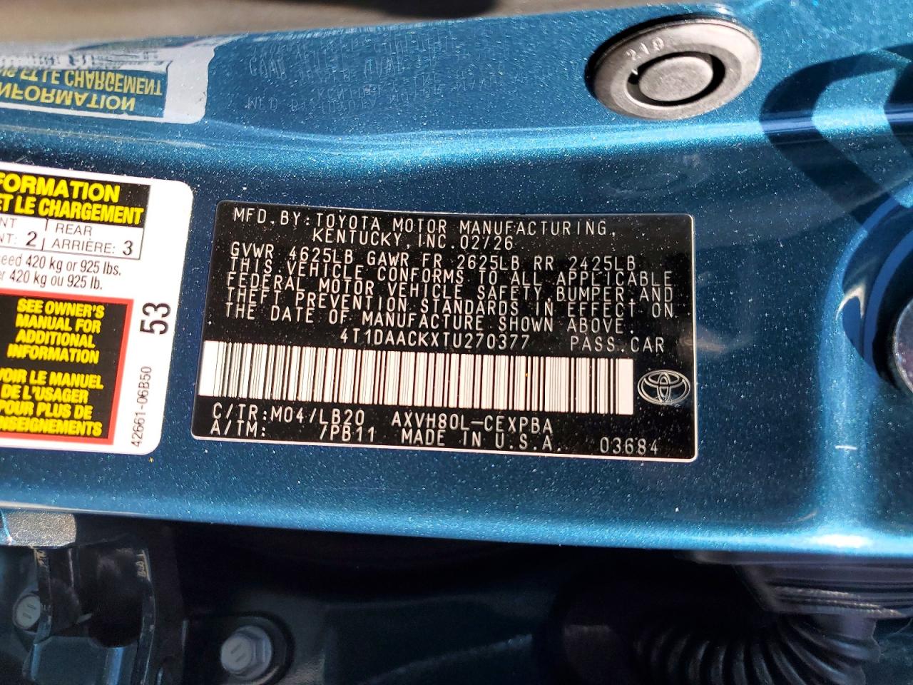 2026 TOYOTA CAMRY
