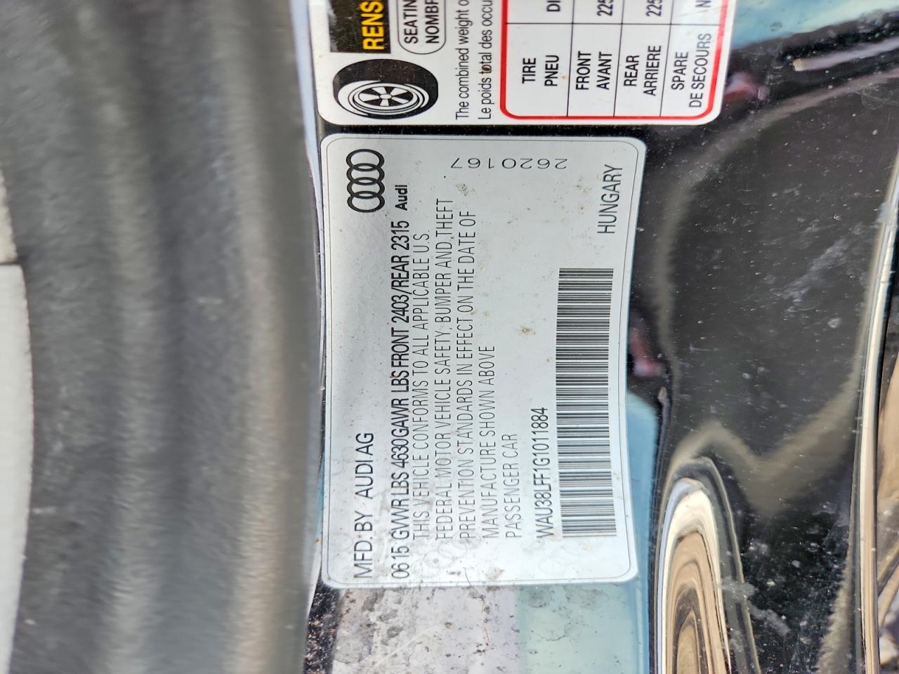 2016 AUDI A3