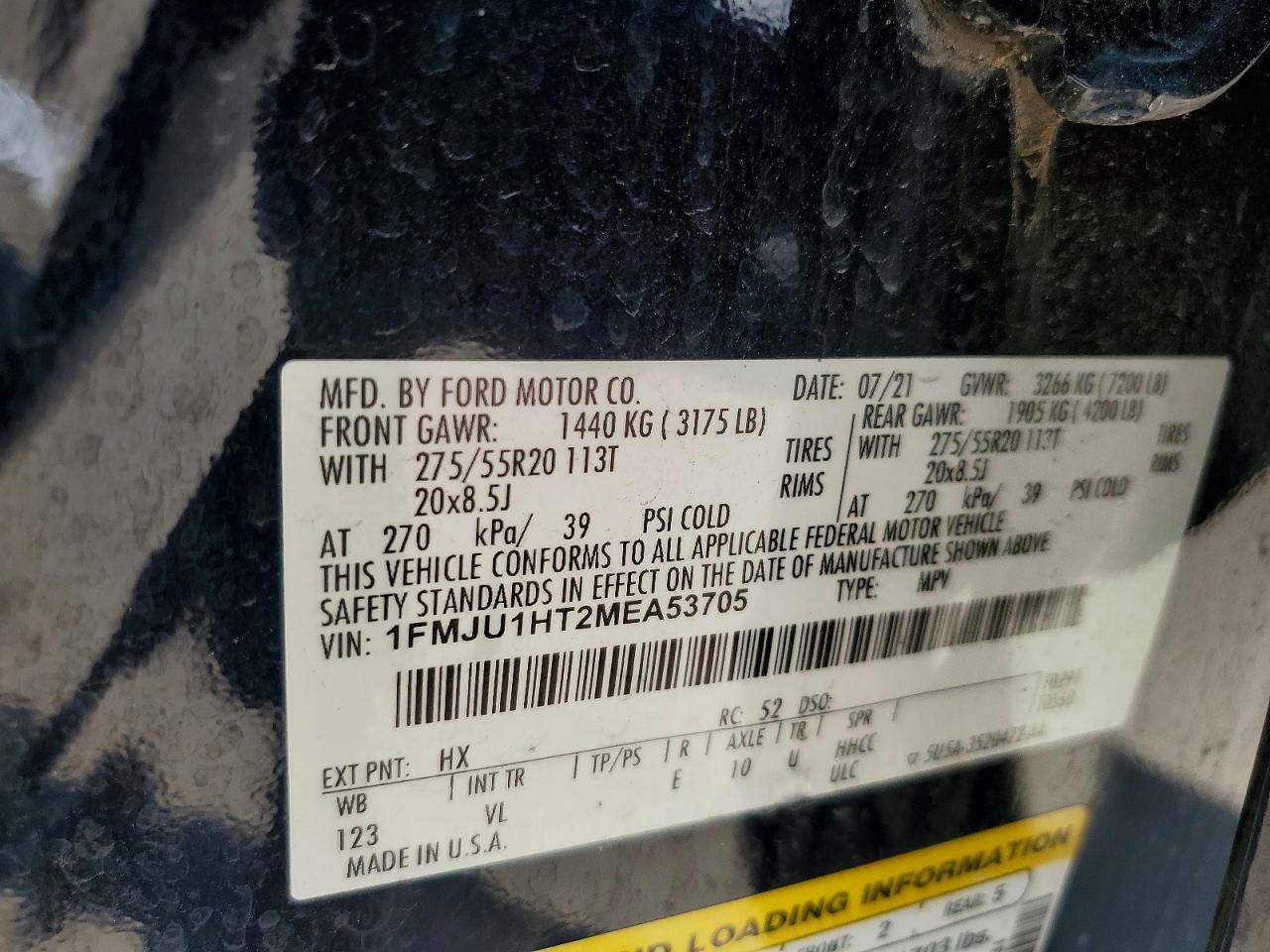 2021 FORD EXPEDITION