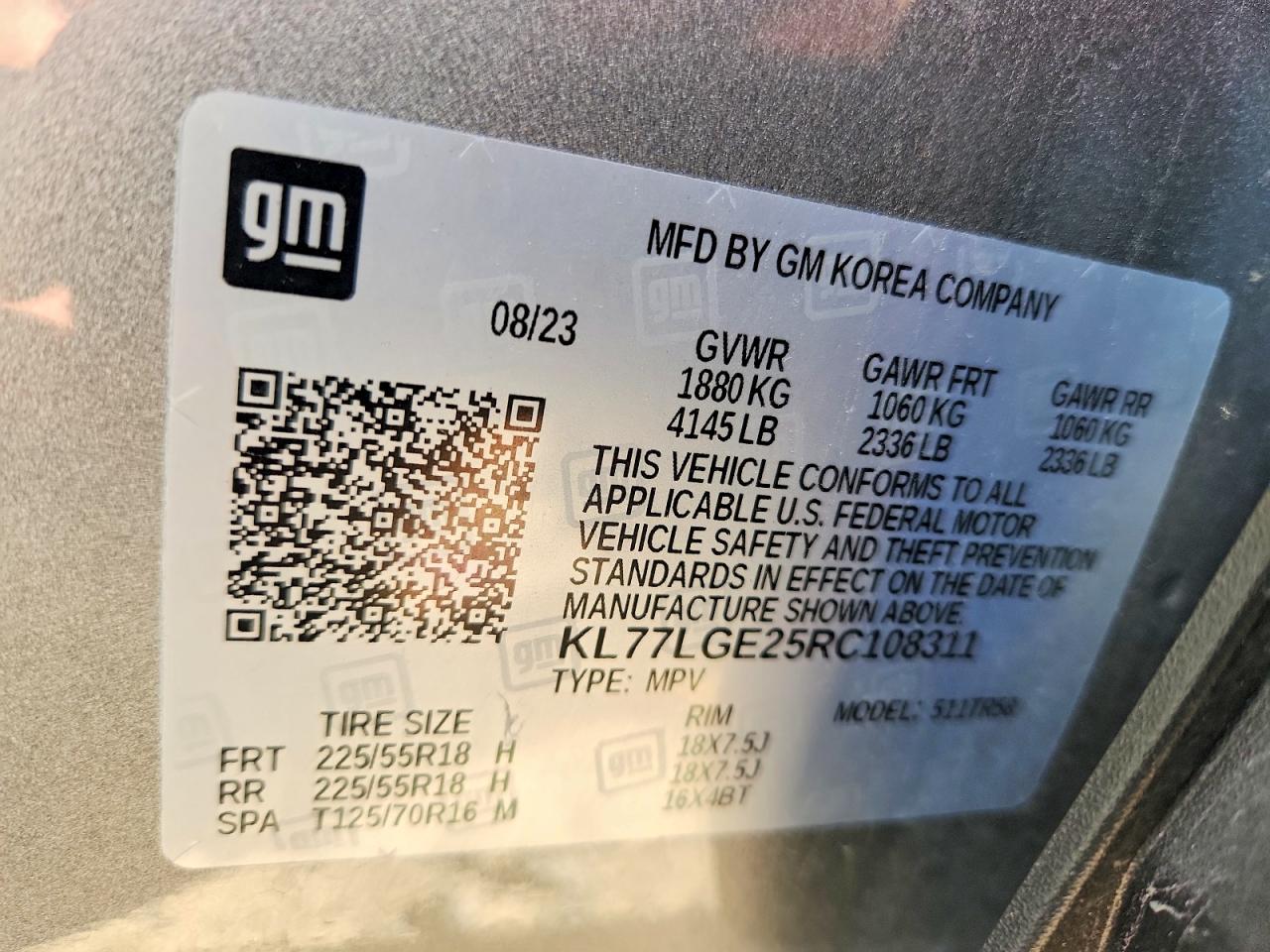 2024 CHEVROLET TRAX