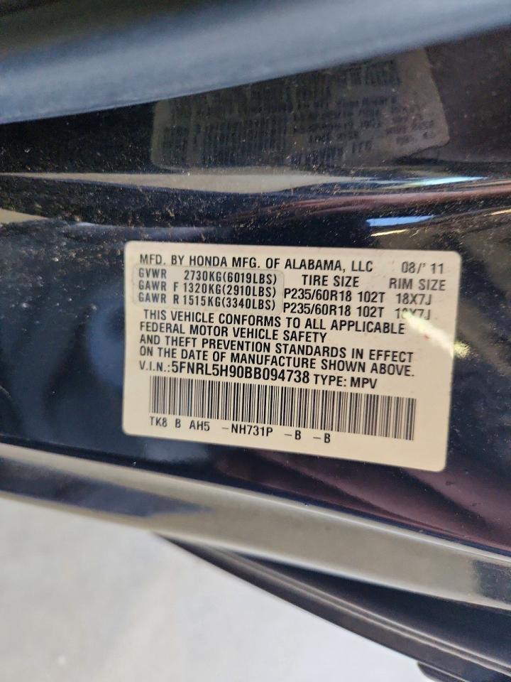 2011 HONDA ODYSSEY