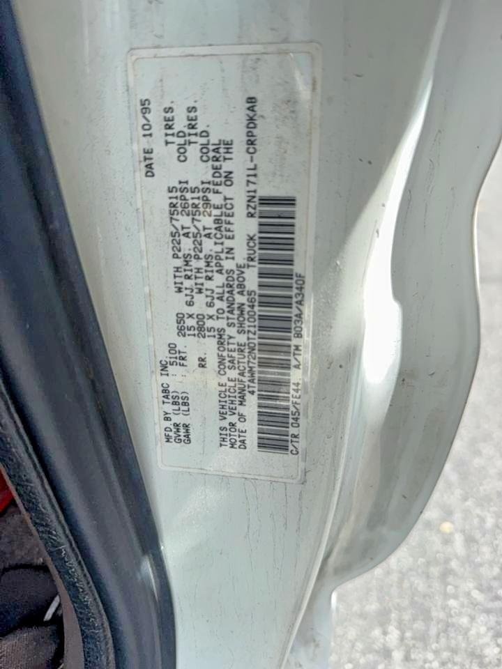 1996 TOYOTA TACOMA