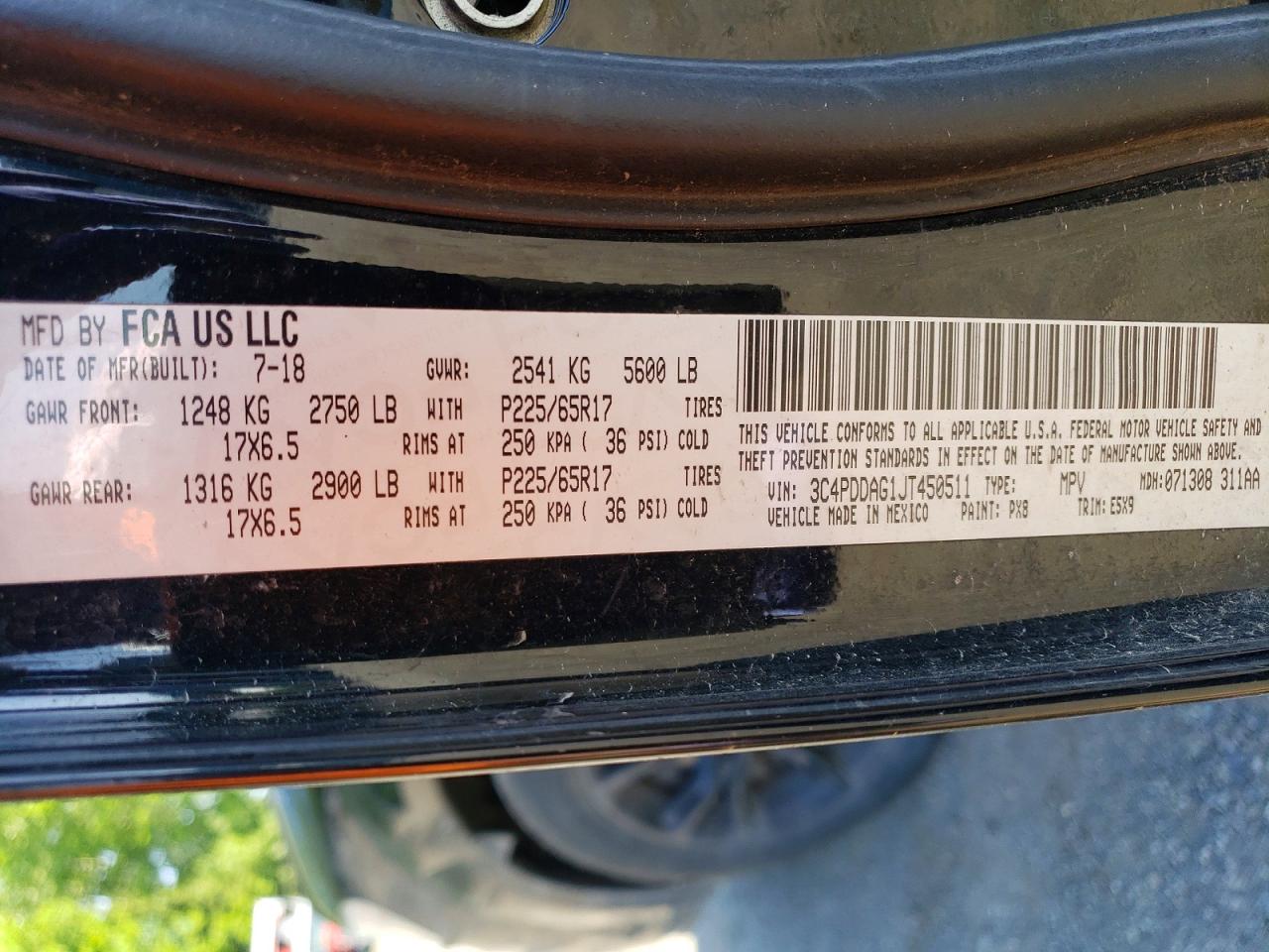 2018 DODGE JOURNEY