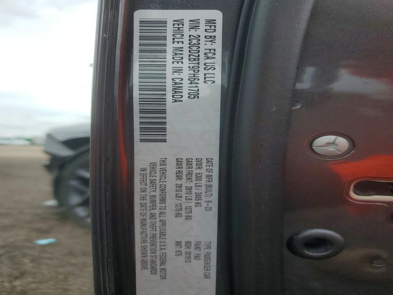 2023 DODGE CHALLENGER