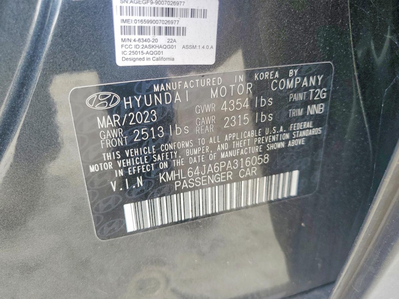 2023 HYUNDAI SONATA