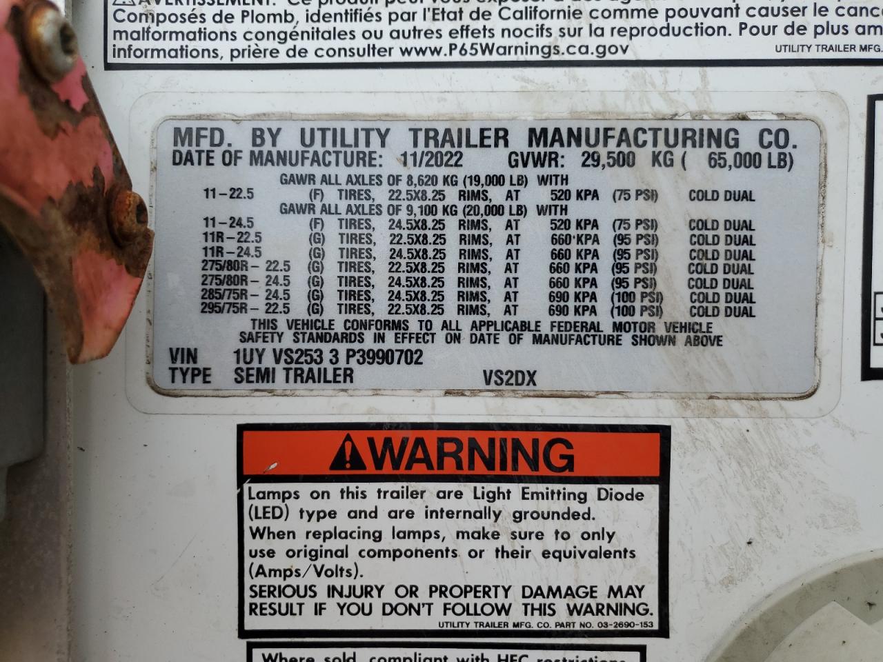 2023 UTILITY TRAILER TRAILER