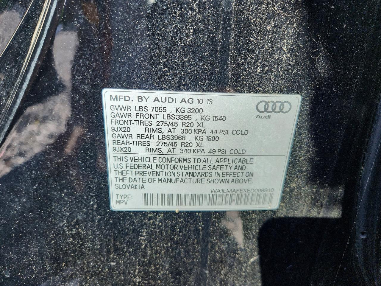 2014 AUDI Q7