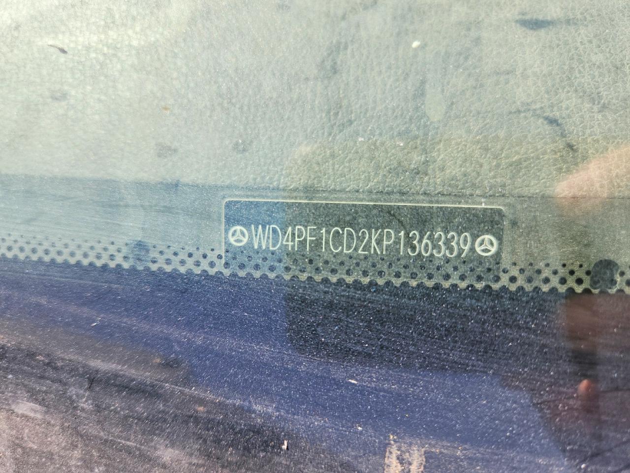 2019 MERCEDES BENZ SPRINTER