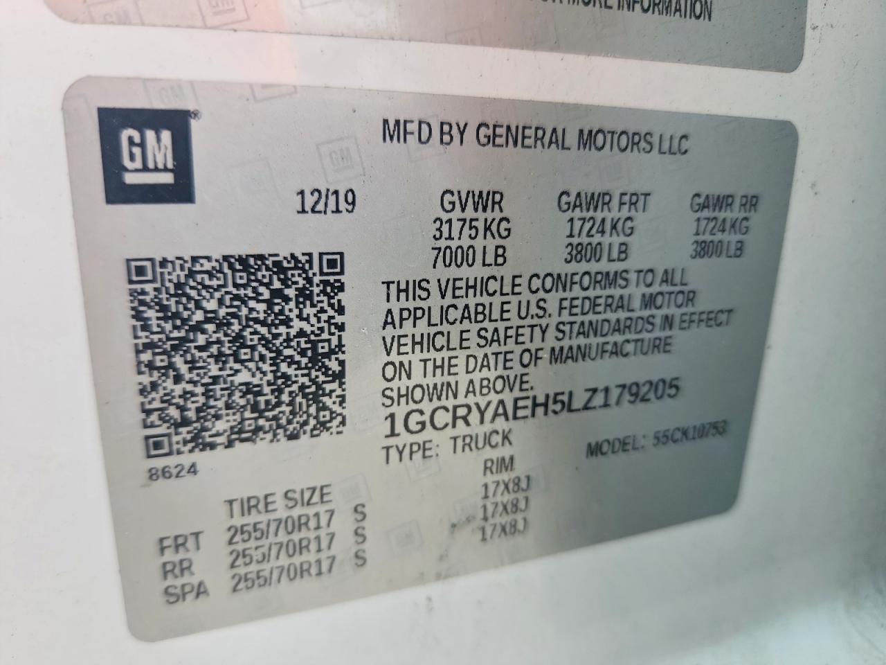 2020 CHEVROLET SILVERADO