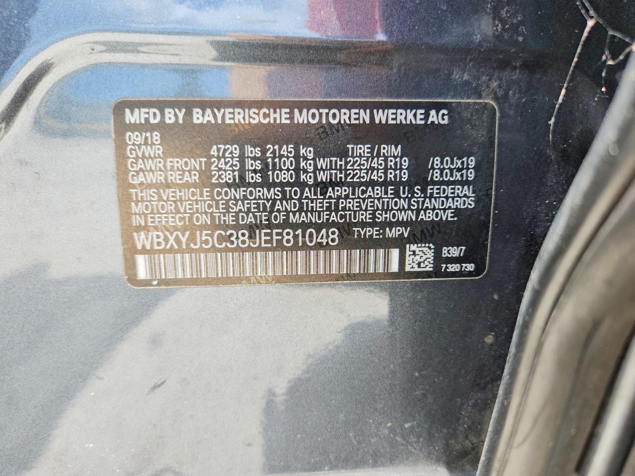 2018 BMW X2
