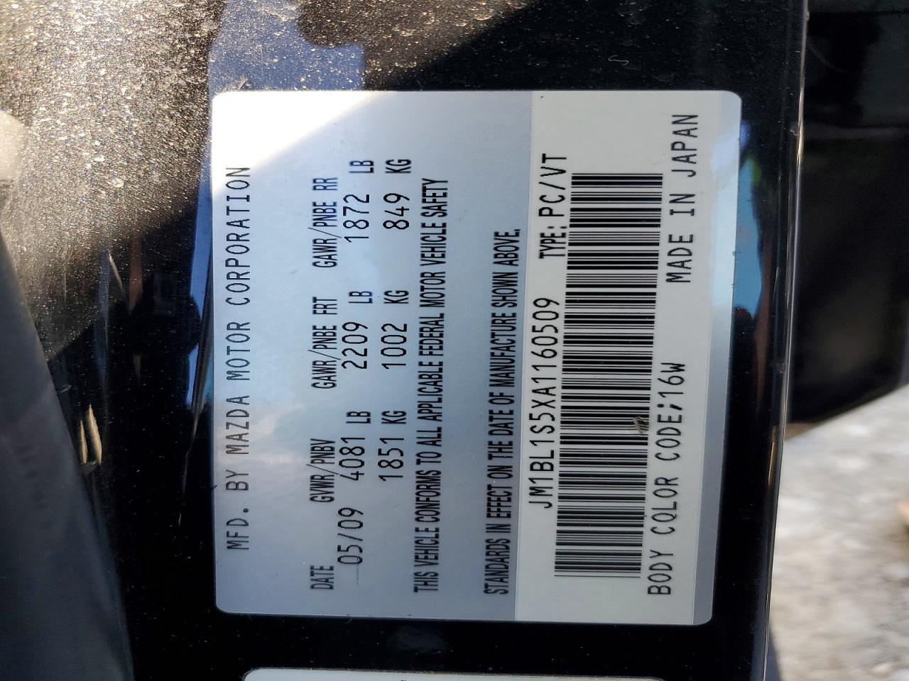 2010 MAZDA MAZDA3