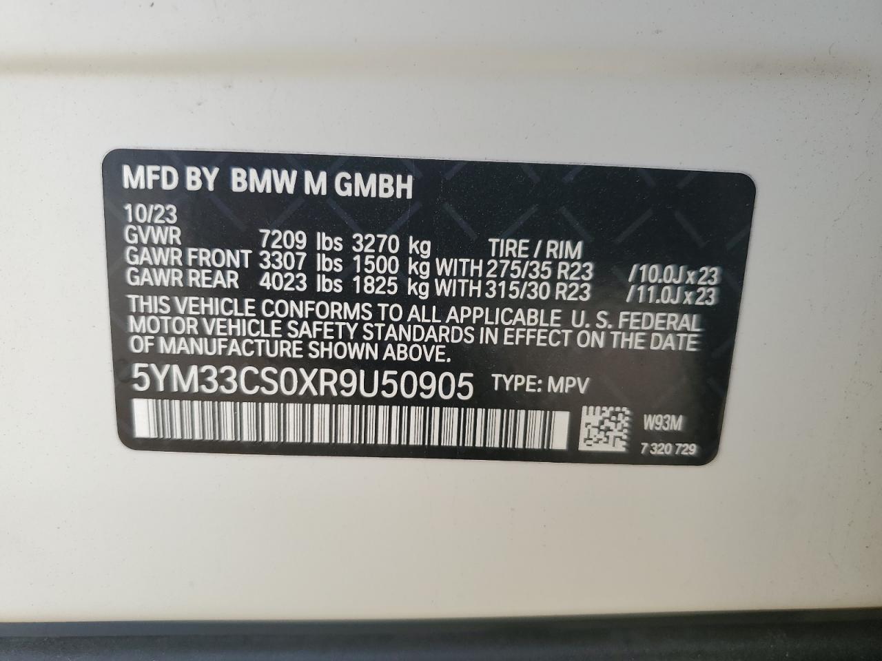2024 BMW XM LABEL