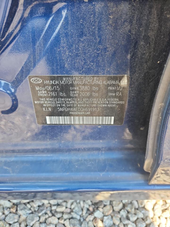 2016 HYUNDAI ELANTRA