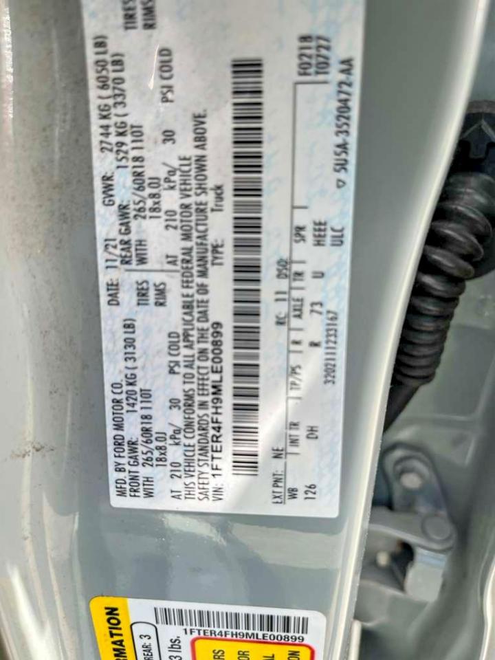 2021 FORD RANGER