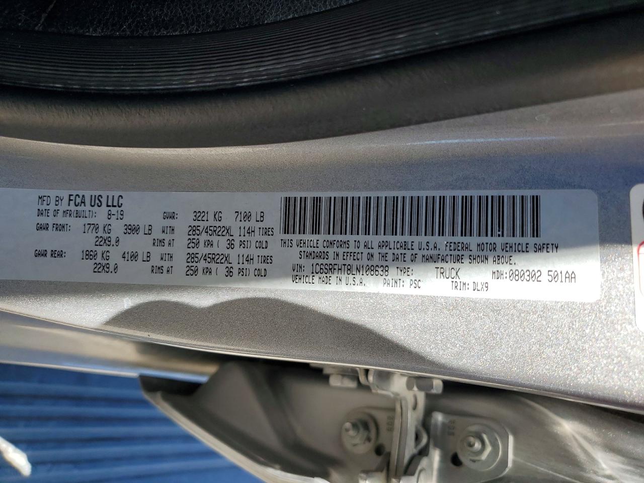 2020 RAM 1500