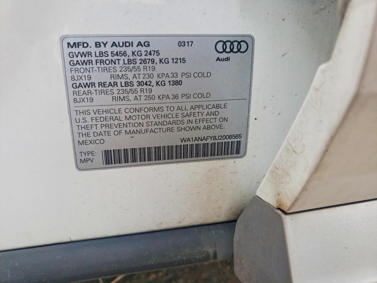 2018 AUDI Q5