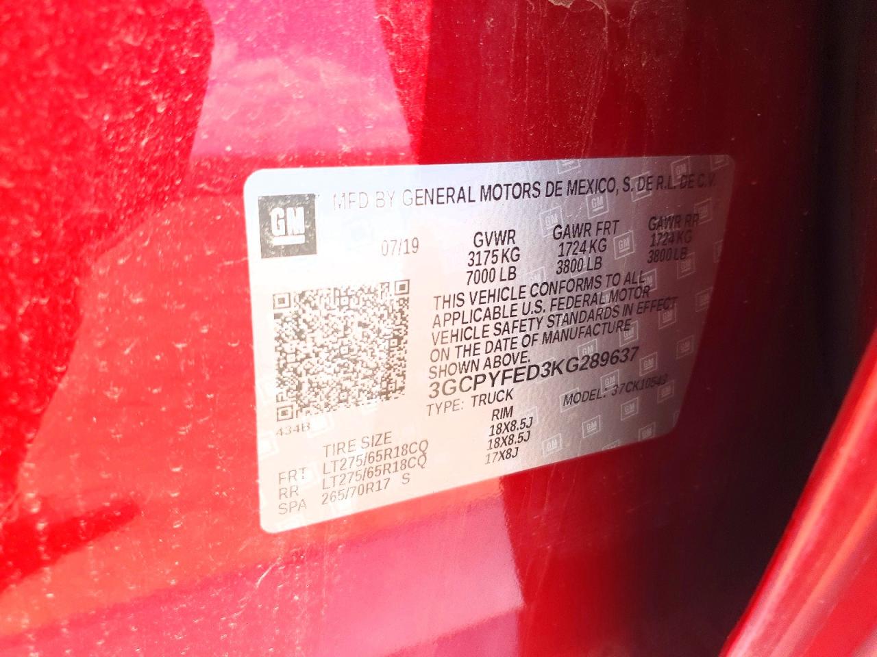 2019 CHEVROLET ALL Models