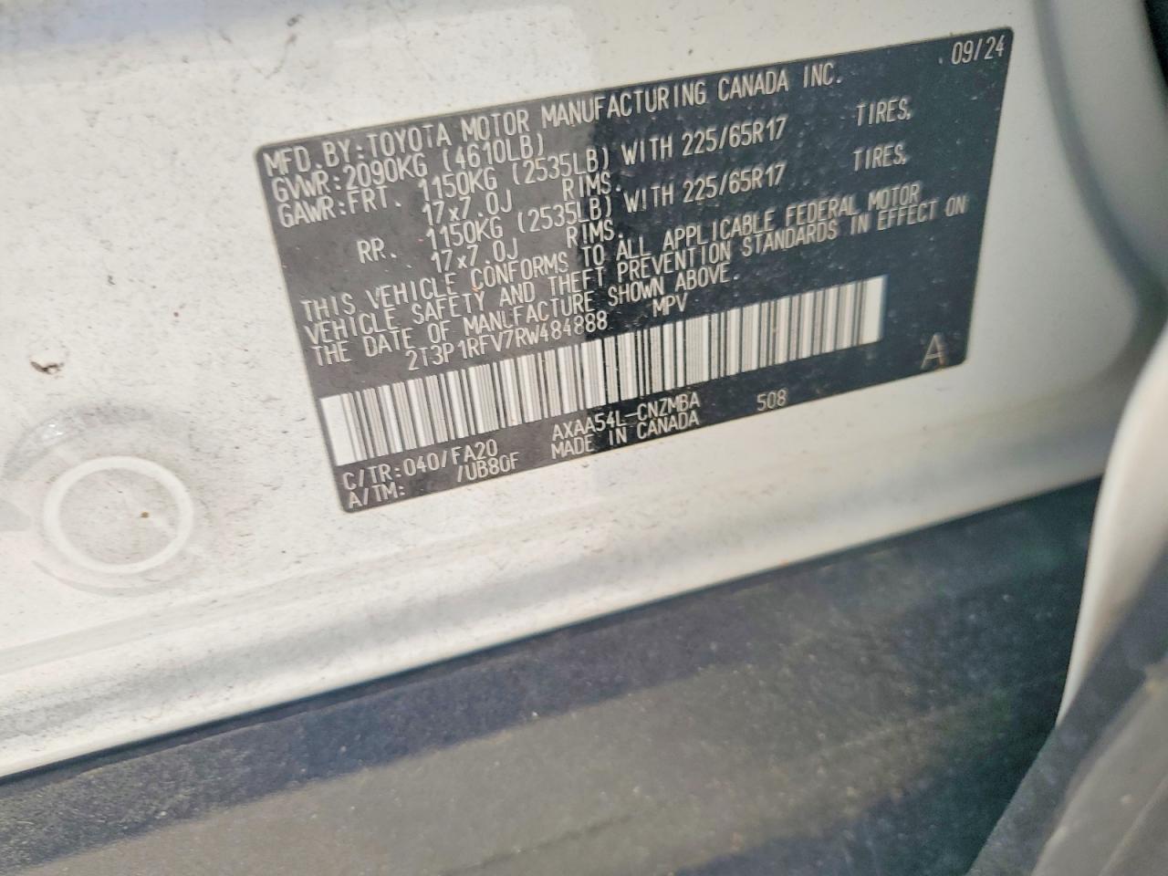 2024 TOYOTA RAV4