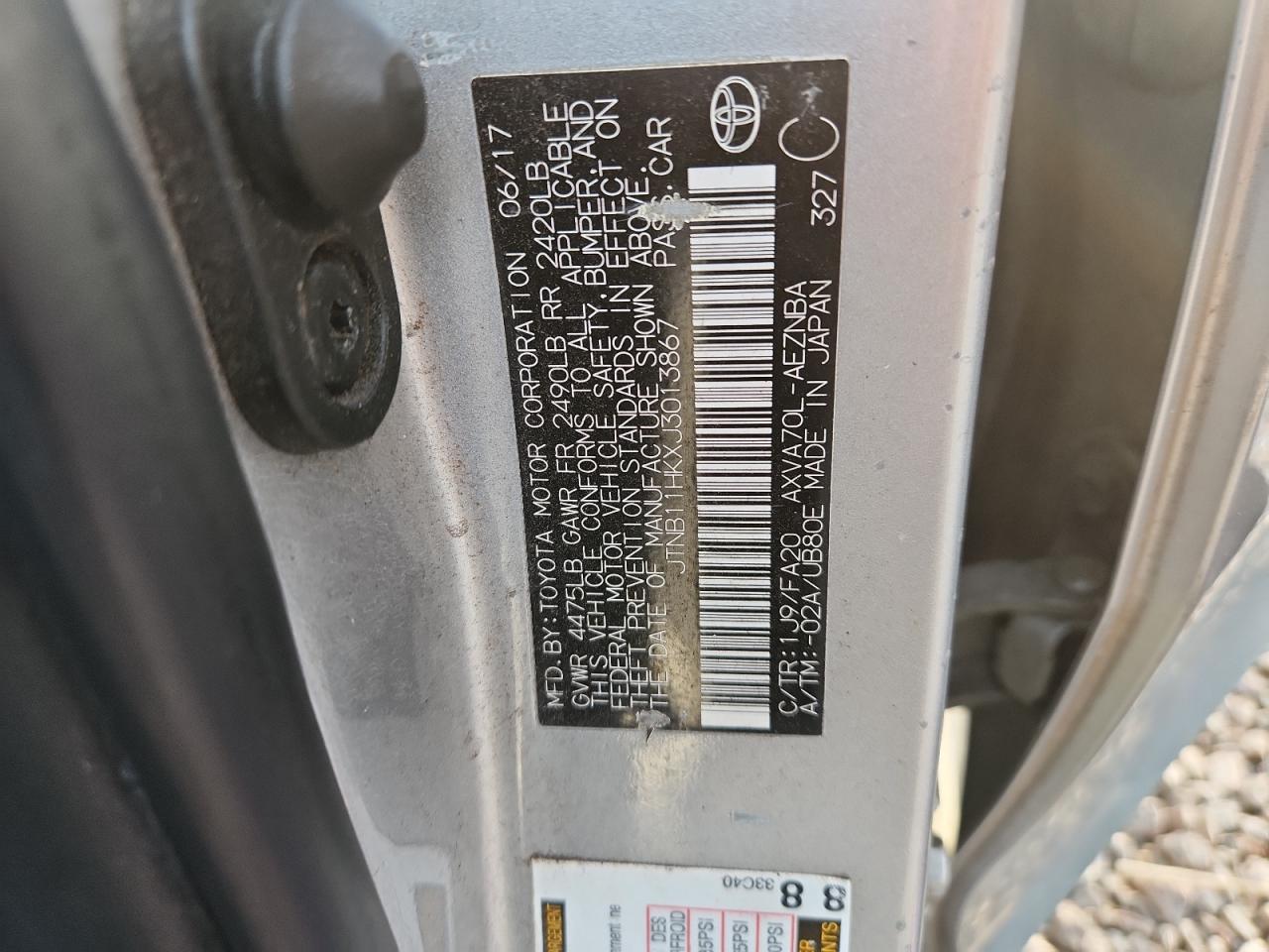 2018 TOYOTA CAMRY