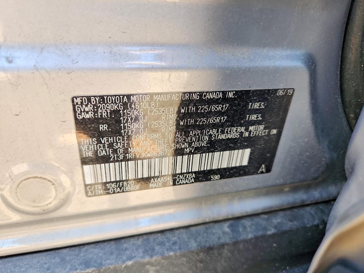 2019 TOYOTA RAV4
