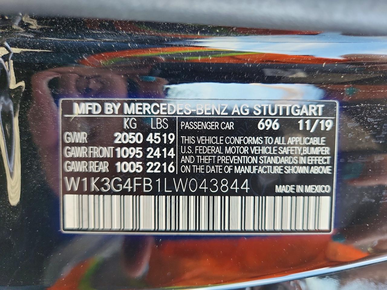 2020 MERCEDES-BENZ A-CLASS