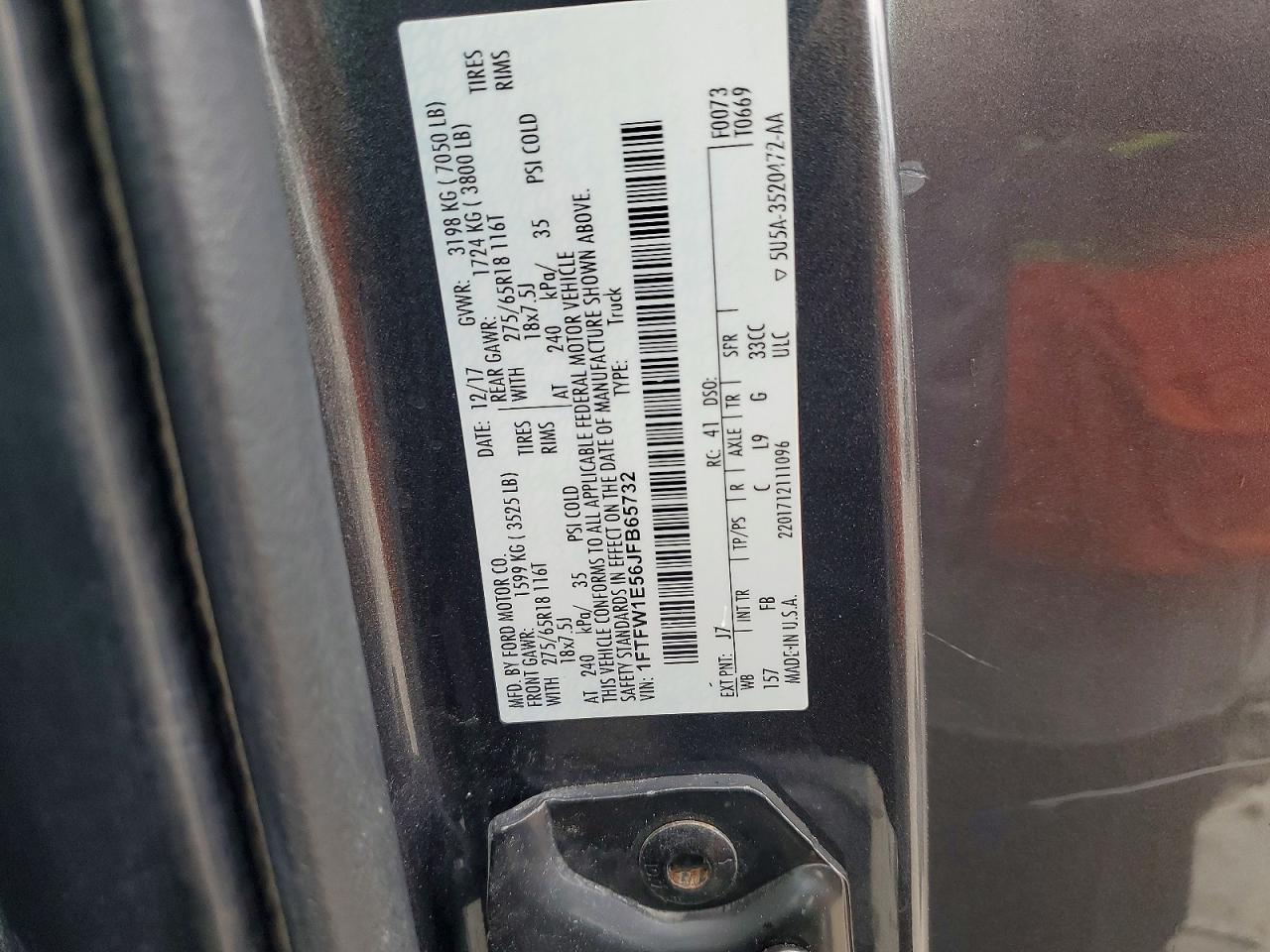 2018 FORD F150