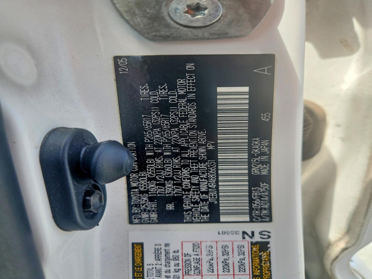 2006 TOYOTA 4RUNNER