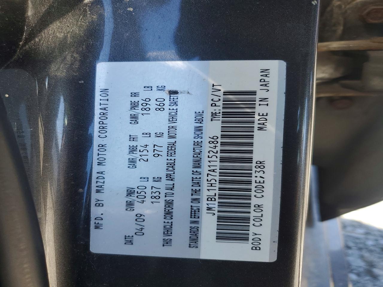 2010 MAZDA MAZDA3