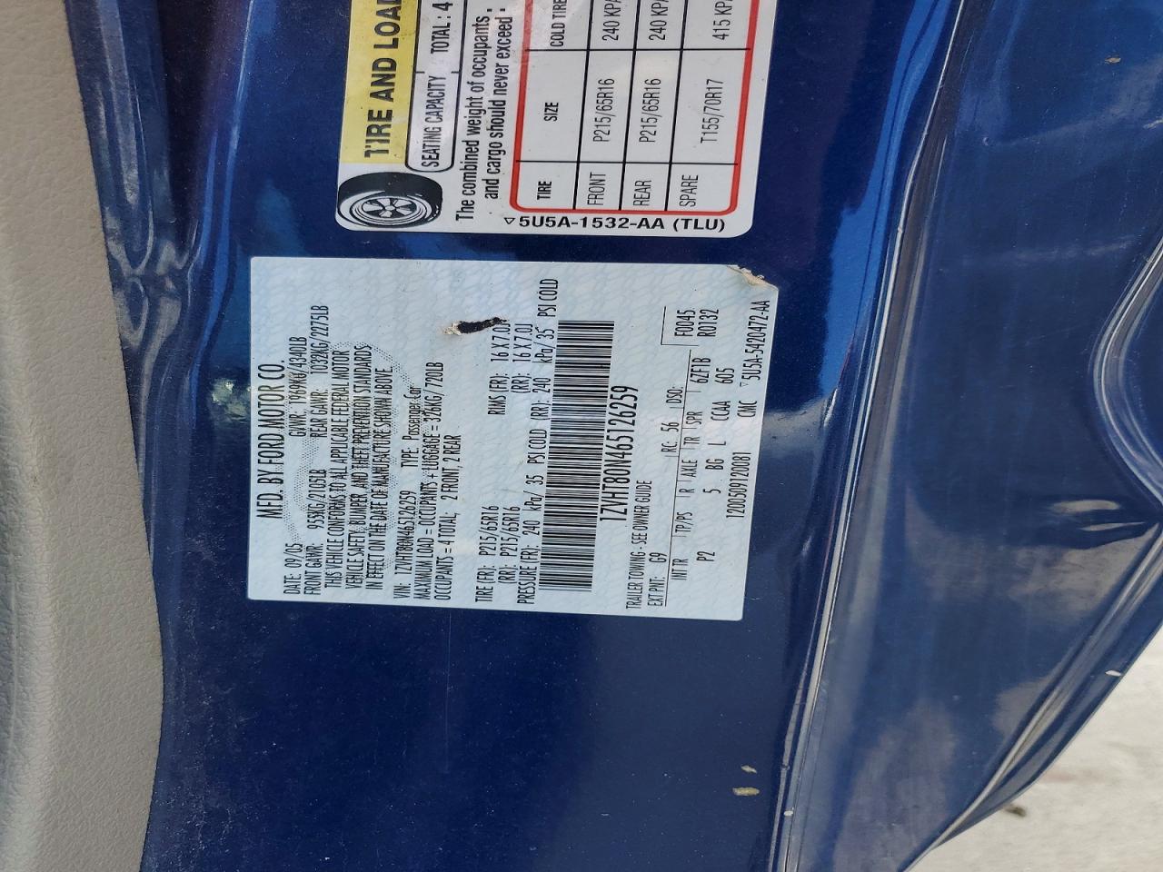 2006 FORD MUSTANG