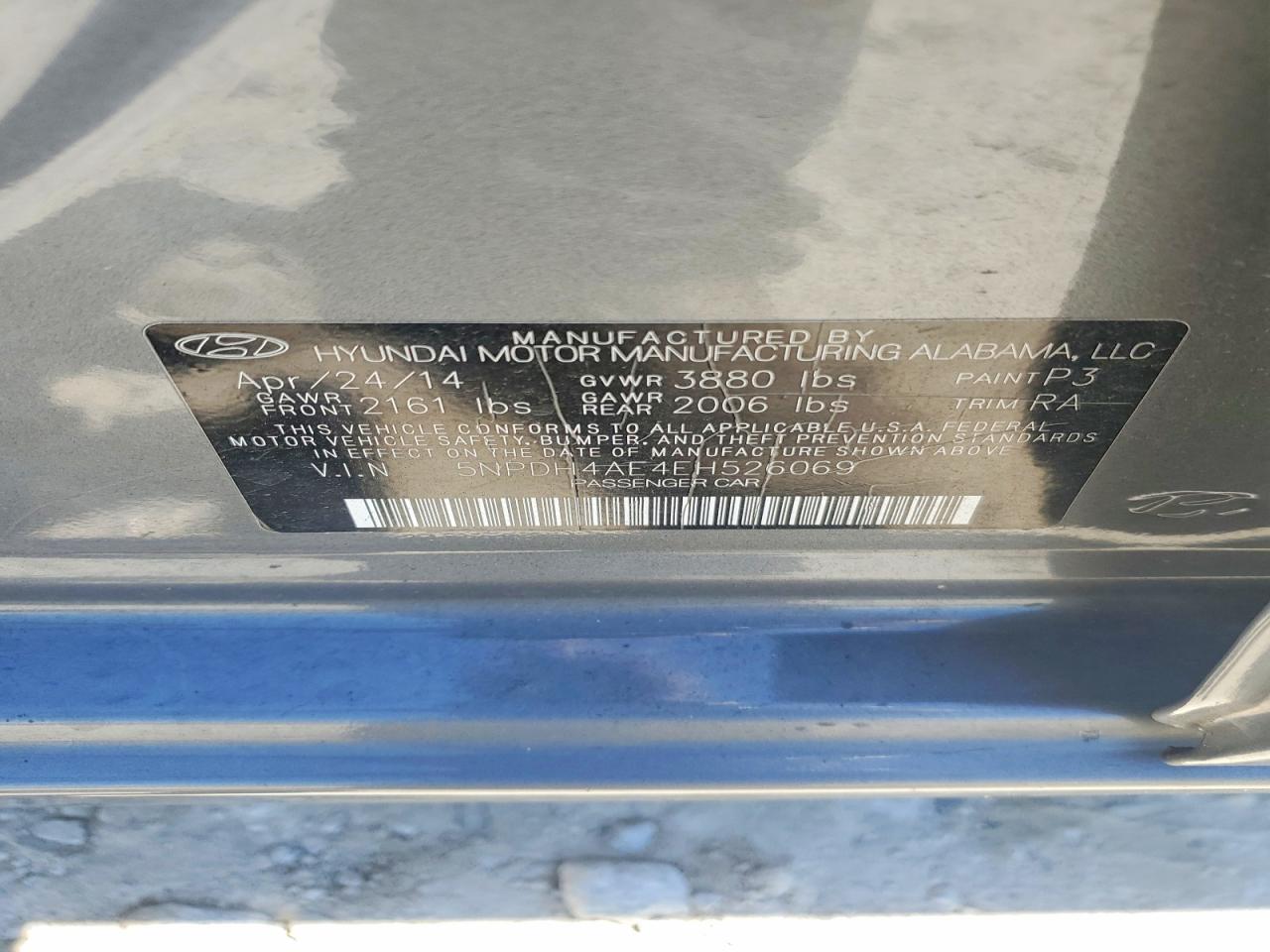 2014 HYUNDAI ELANTRA