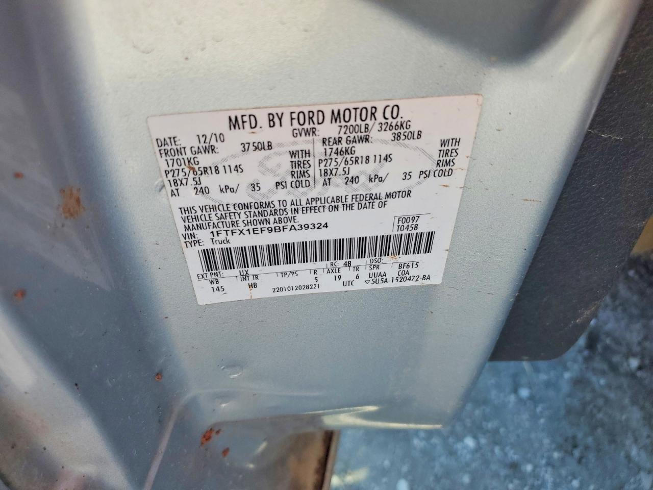 2011 FORD All Models