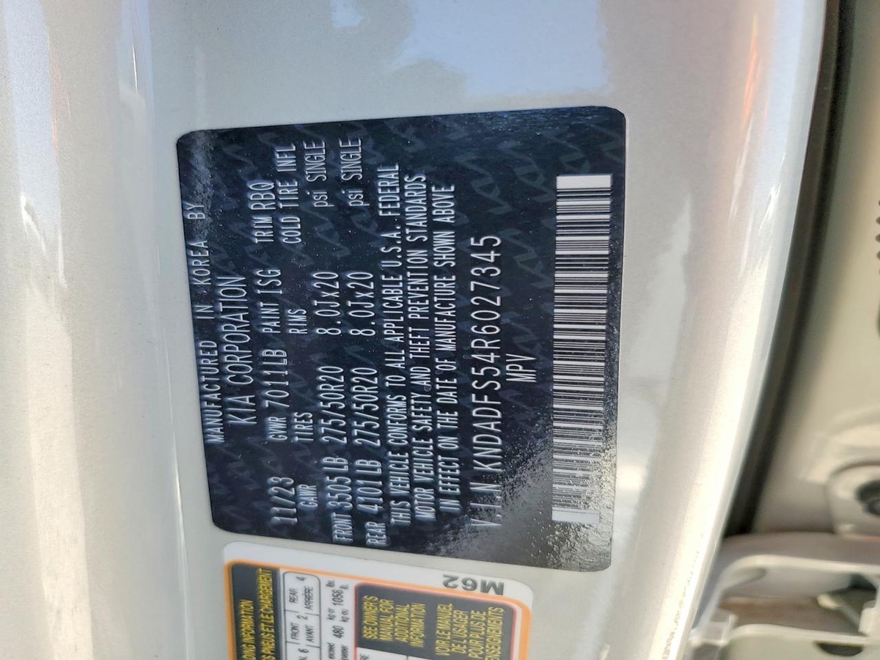 2024 KIA ALL OTHER